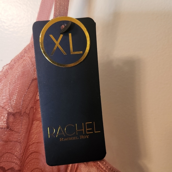 NWT Rachel Roy Underwired Teddy slip chemise Lingerie w/ Lace Details Size XL - Picture 3 of 5
